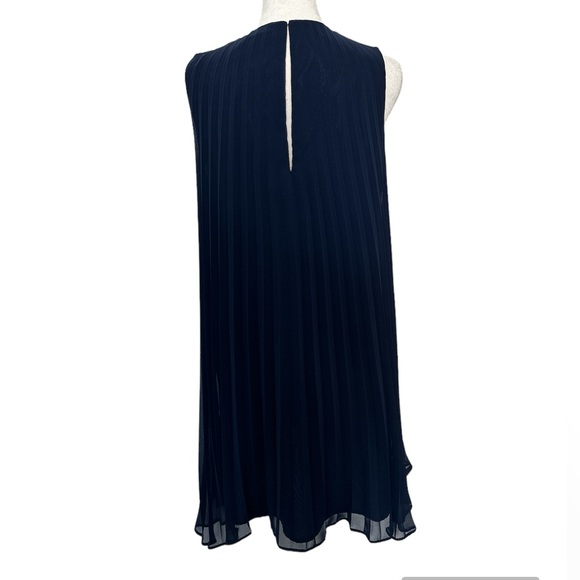 BB Dakota Navy Pleated Swing Dress - Picture 11 of 11